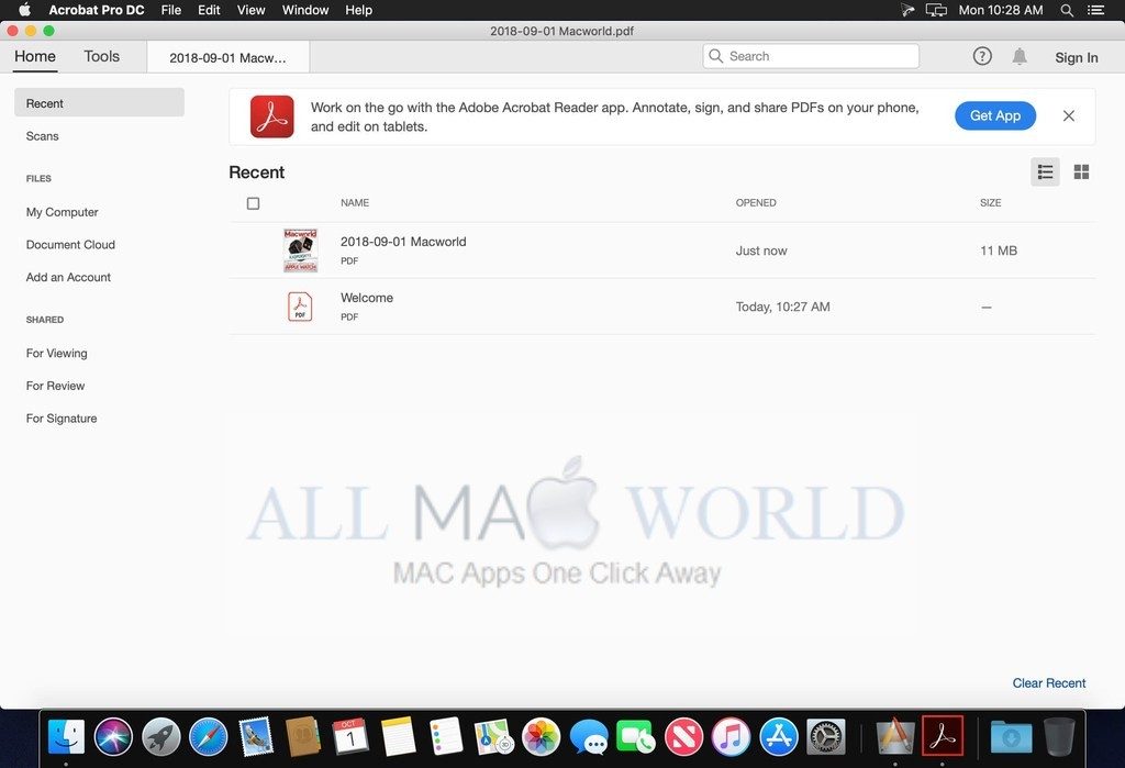 Adobe acrobat 10 mac download windows 10